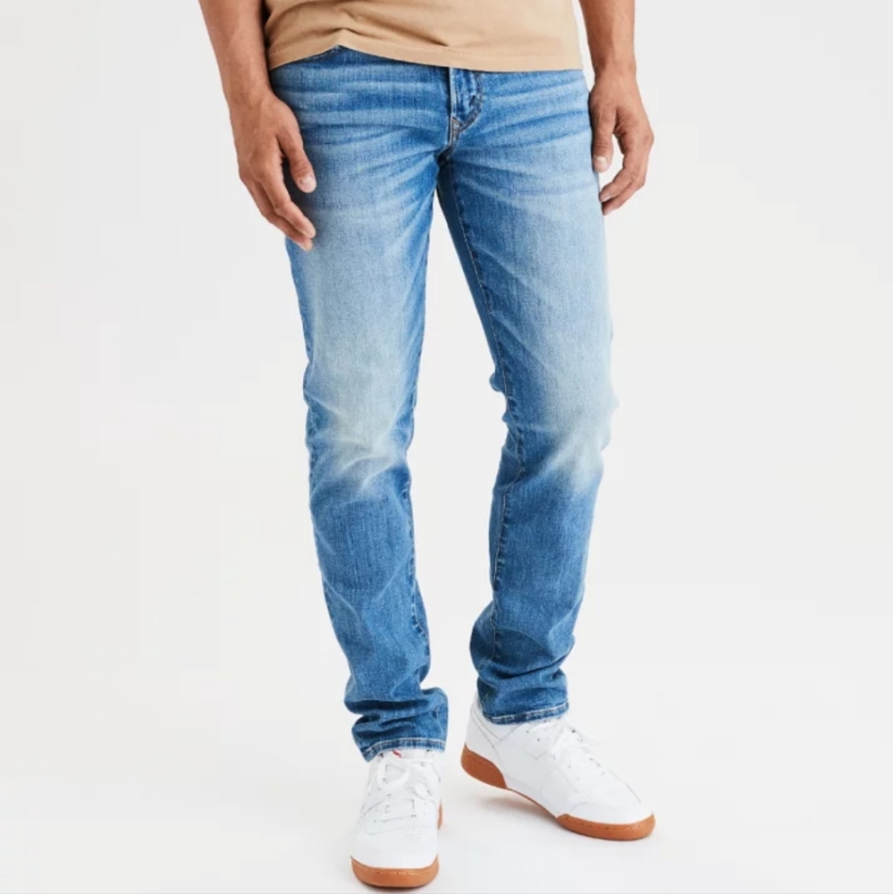 American Eagle Men's Ne(x)t Level Flex Slim Straight Jeans- 31x32
